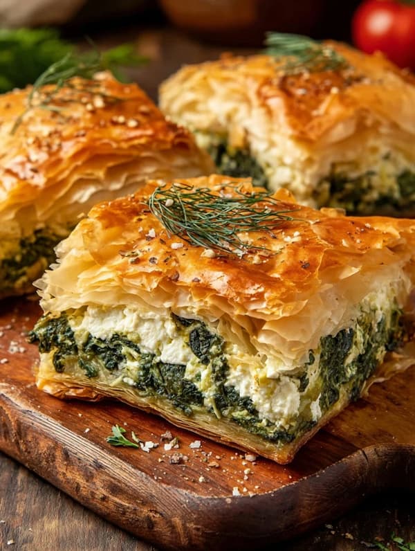 Greek spanakopita recipe