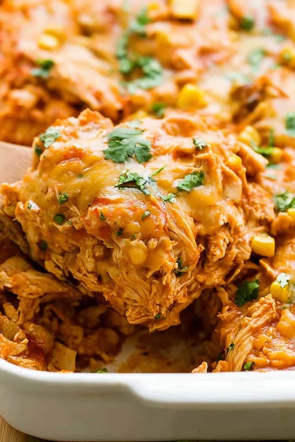 chicken enchilada casserole recipe
