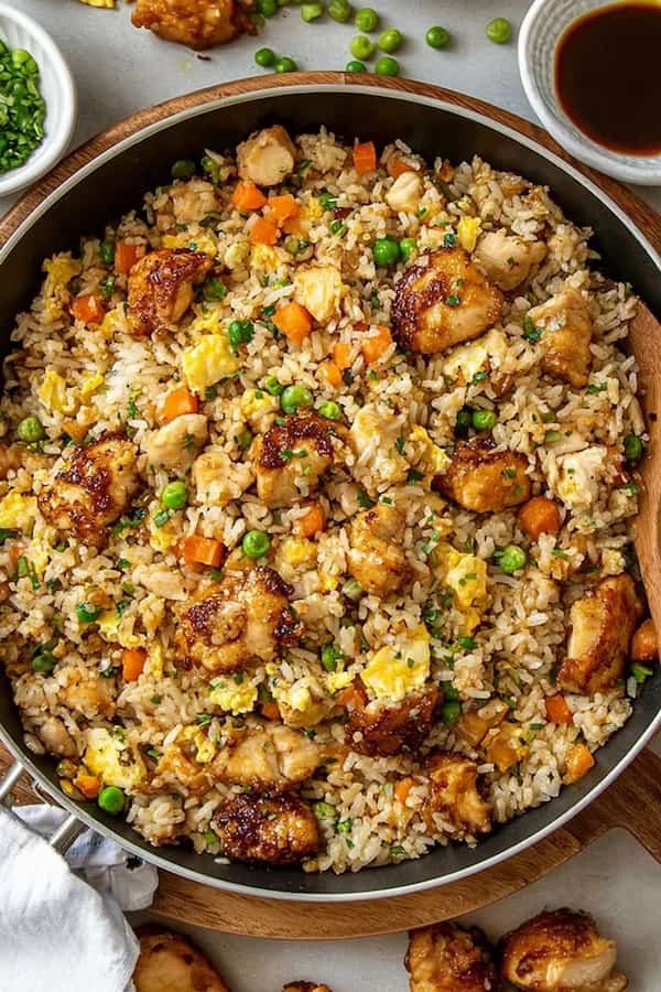 easy chicken fried rice recipe