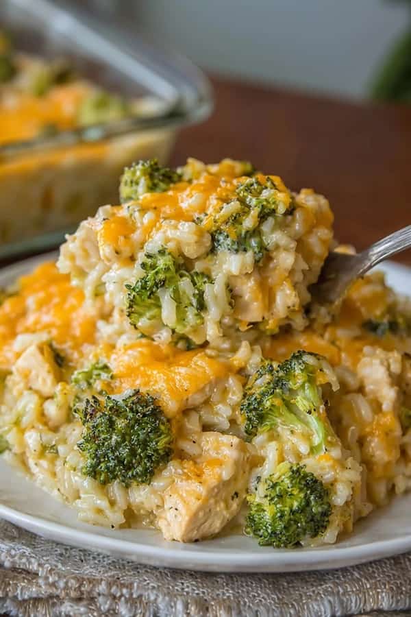 chicken broccoli rice cheese casserole
