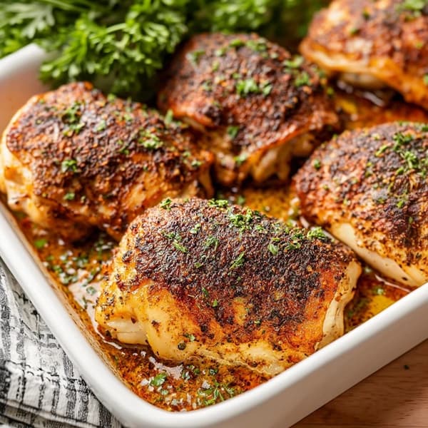 oven baked chicken tighs