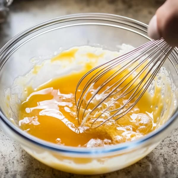 whisked egg